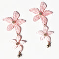 Tropical Lily Earrings - Pink