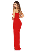 Lust One Shoulder Gown - Red