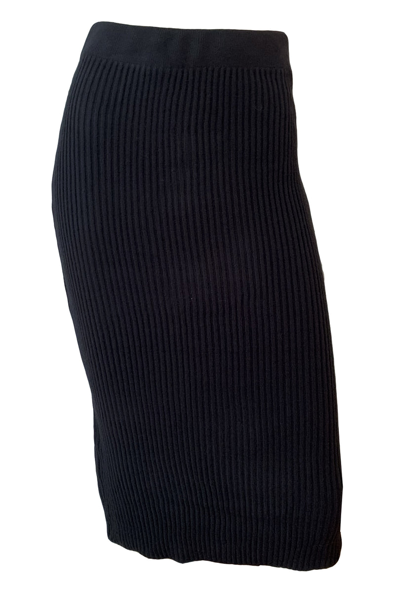 Claire Knit Skirt - Black