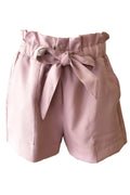 Paper Waist Shorts - Blush